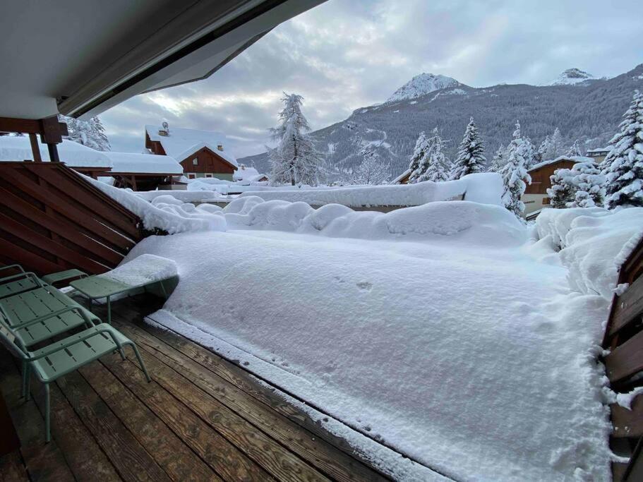 Appartement 4 Pers Grande Terrasse Vue Pistes Ski 圣沙夫雷 外观 照片