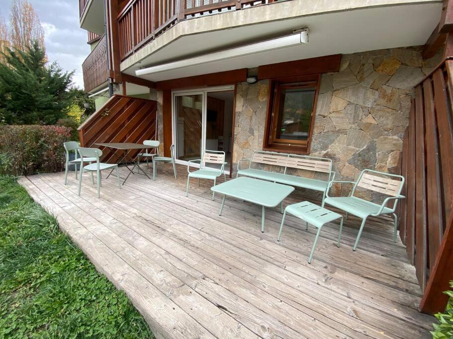 Appartement 4 Pers Grande Terrasse Vue Pistes Ski 圣沙夫雷 外观 照片
